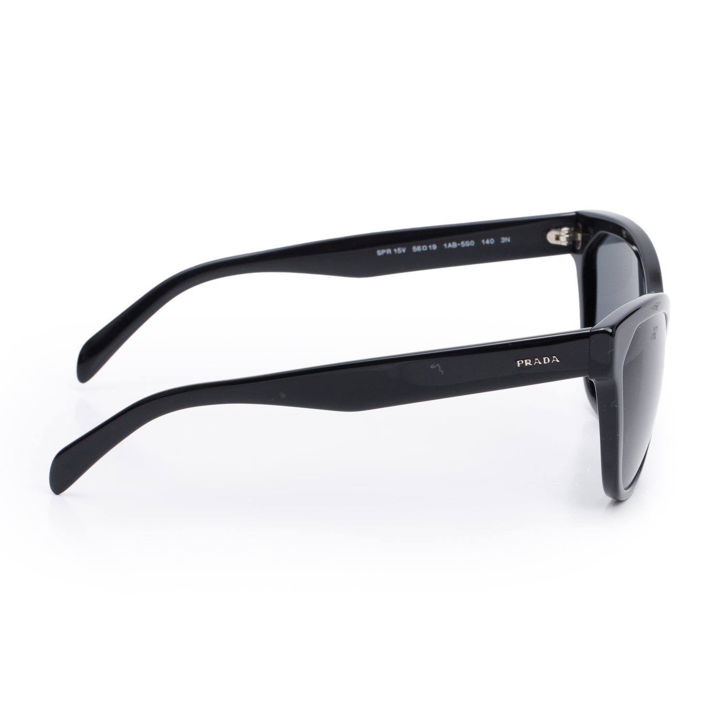 【極美品】PRADA プラダ サングラス ブラック キャットアイ SPR 15V Prada SPR15V Black Cat-Eye Sunglasses – OLIVER'S