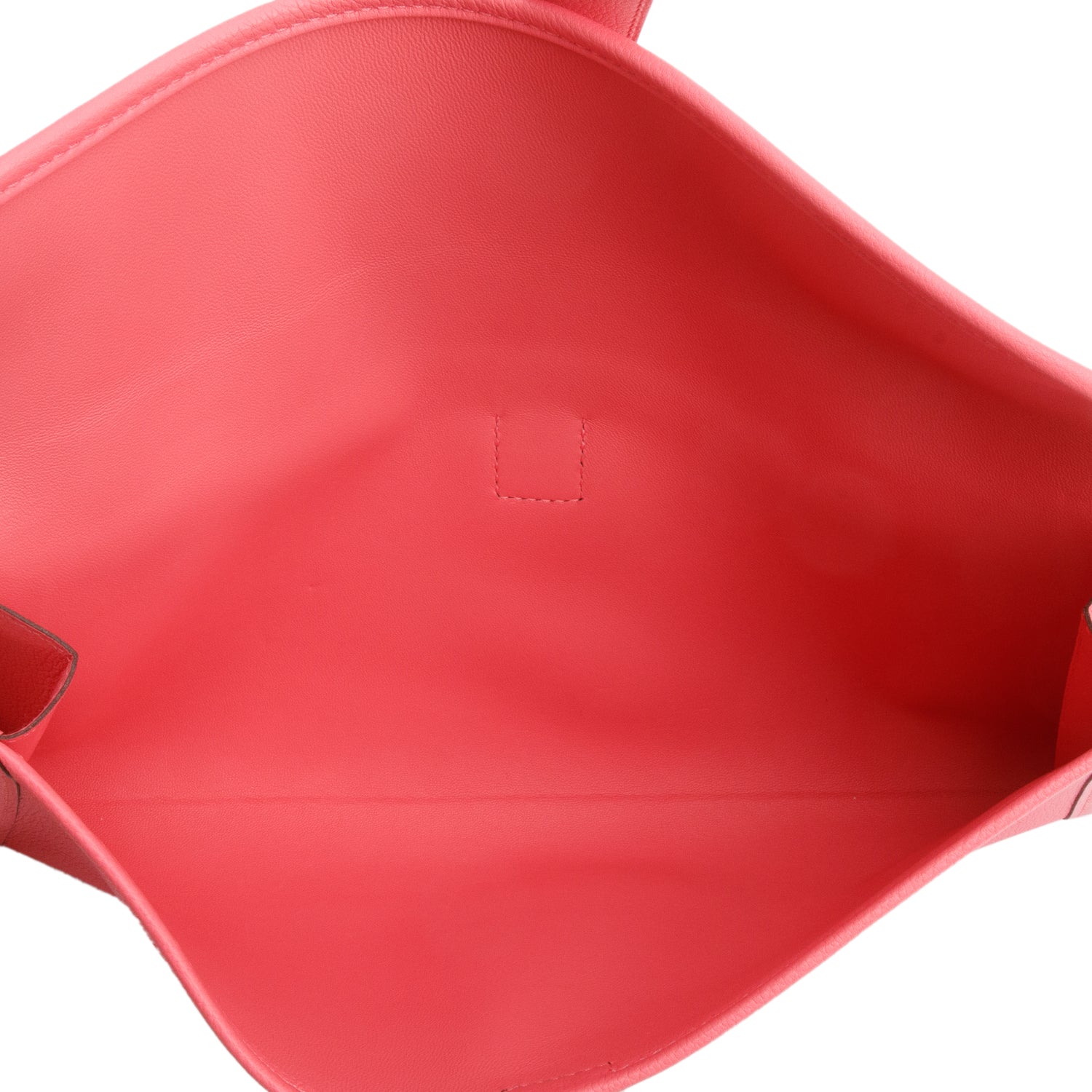 Hermes Rose Azalee Evercolor Leather Jige Elan 29 Clutch w/ Box & Receipt