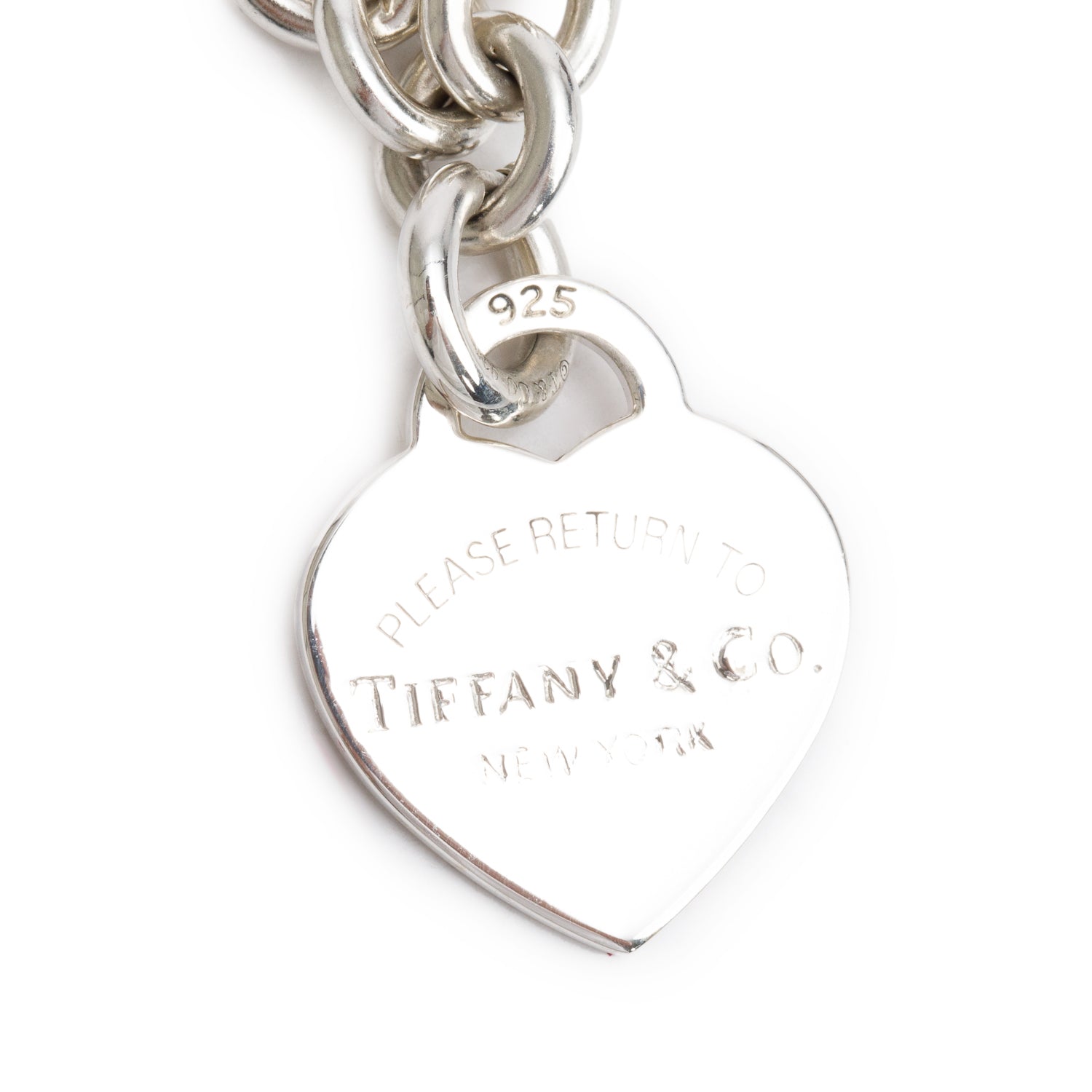 Tiffany & Co. Sterling Silver Return To Tiffany Heart Tag Necklace