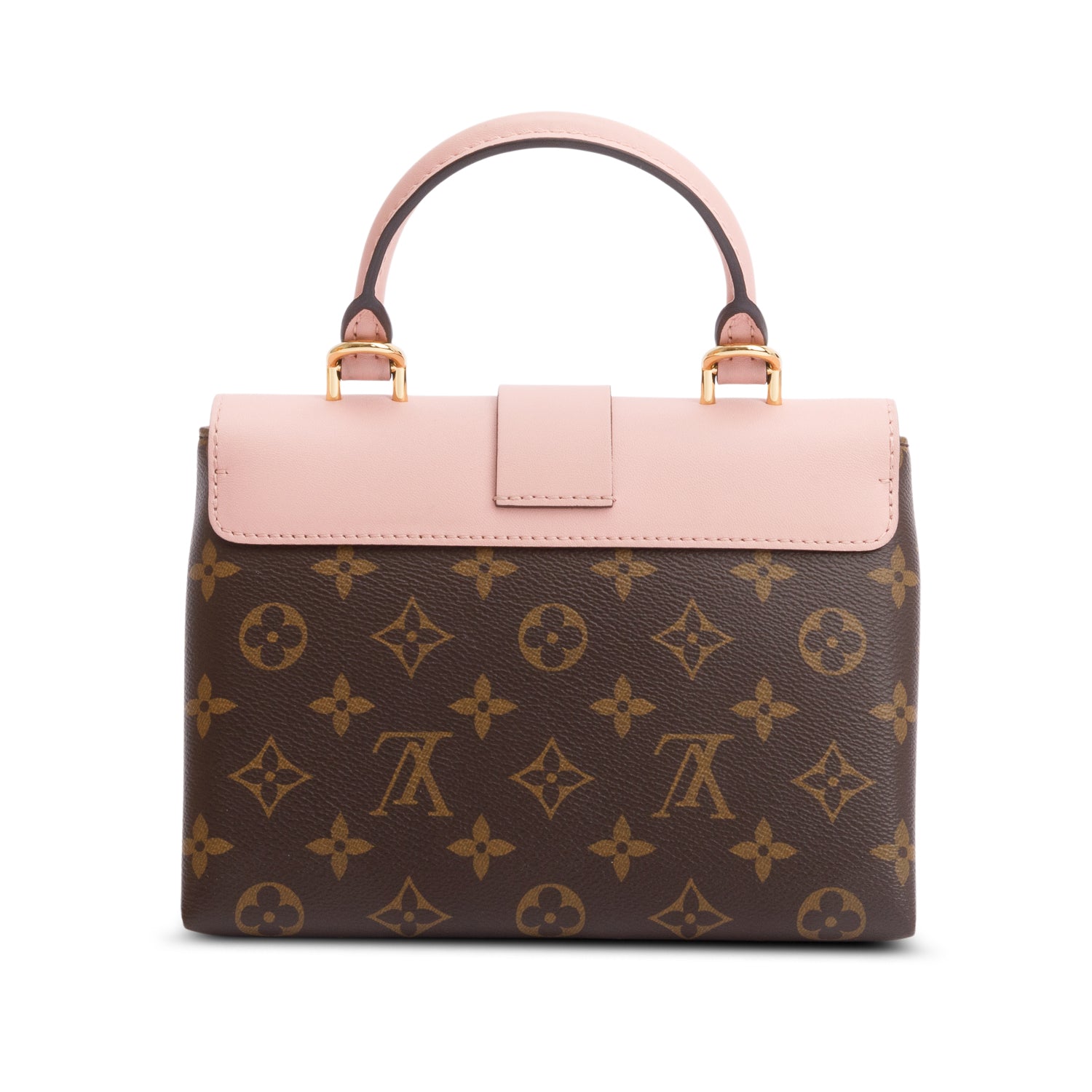 Louis Vuitton Monogram Pink Leather Locky BB w/ Strap & Box