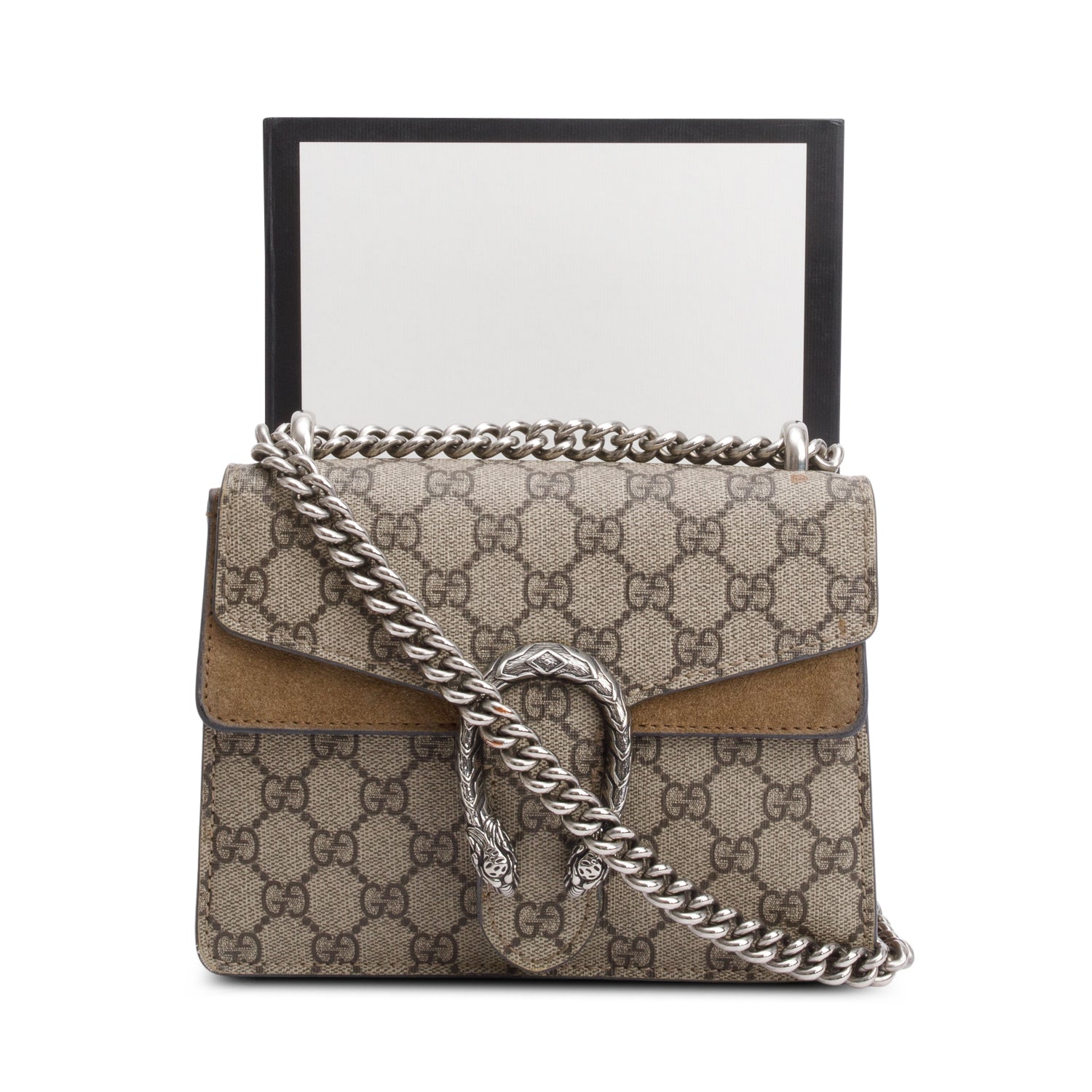 Gucci GG Supreme Dionysus Mini Shoulder Bag w/ Box