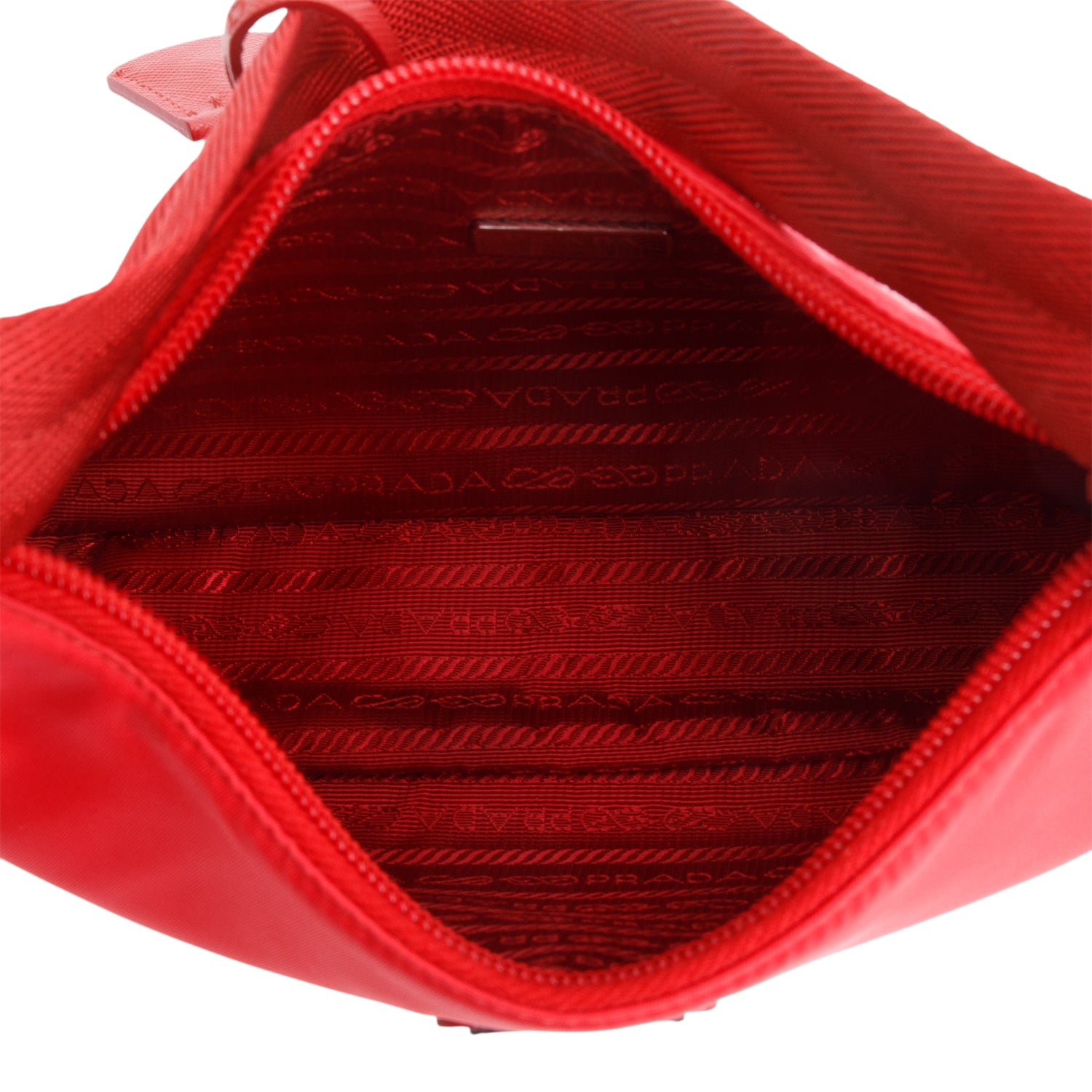 Prada 2021 Red Re-Edition 2000 Re-Nylon Mini Bag