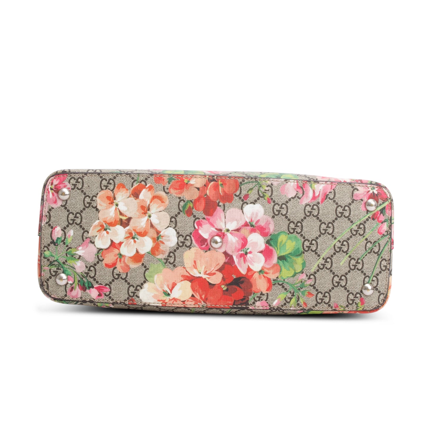 Gucci Linea GG Blooms Supreme Small Convertible Tote w/ Strap