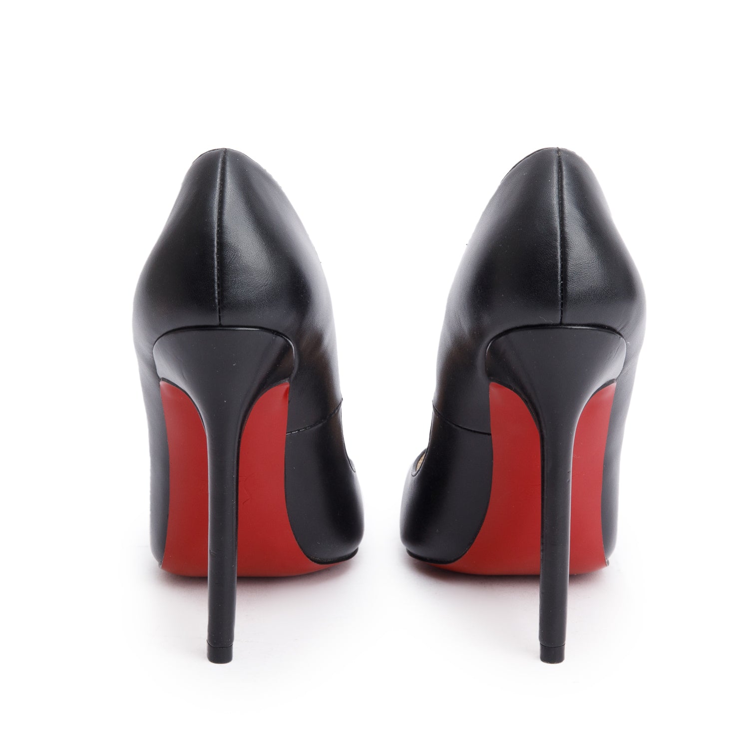 Christian Louboutin Black Leather So Kate 120 Pumps, Size 38