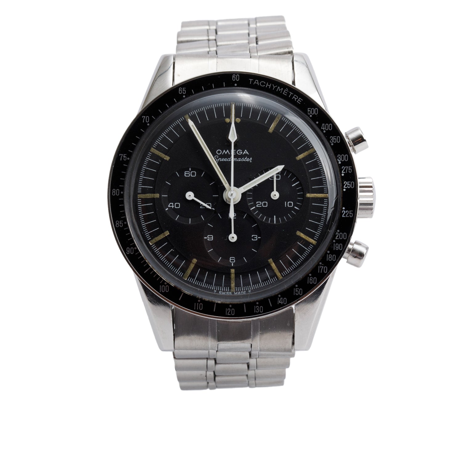 Omega Stainless Steel Speedmaster Professional "Ed White" 39 MM Chronograph Manual MoonWatch w/ Service Papers