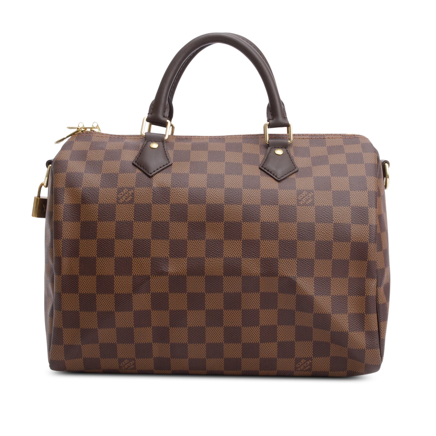 Louis Vuitton Damier Ebene Speedy Bandouliere 30 w/ Strap