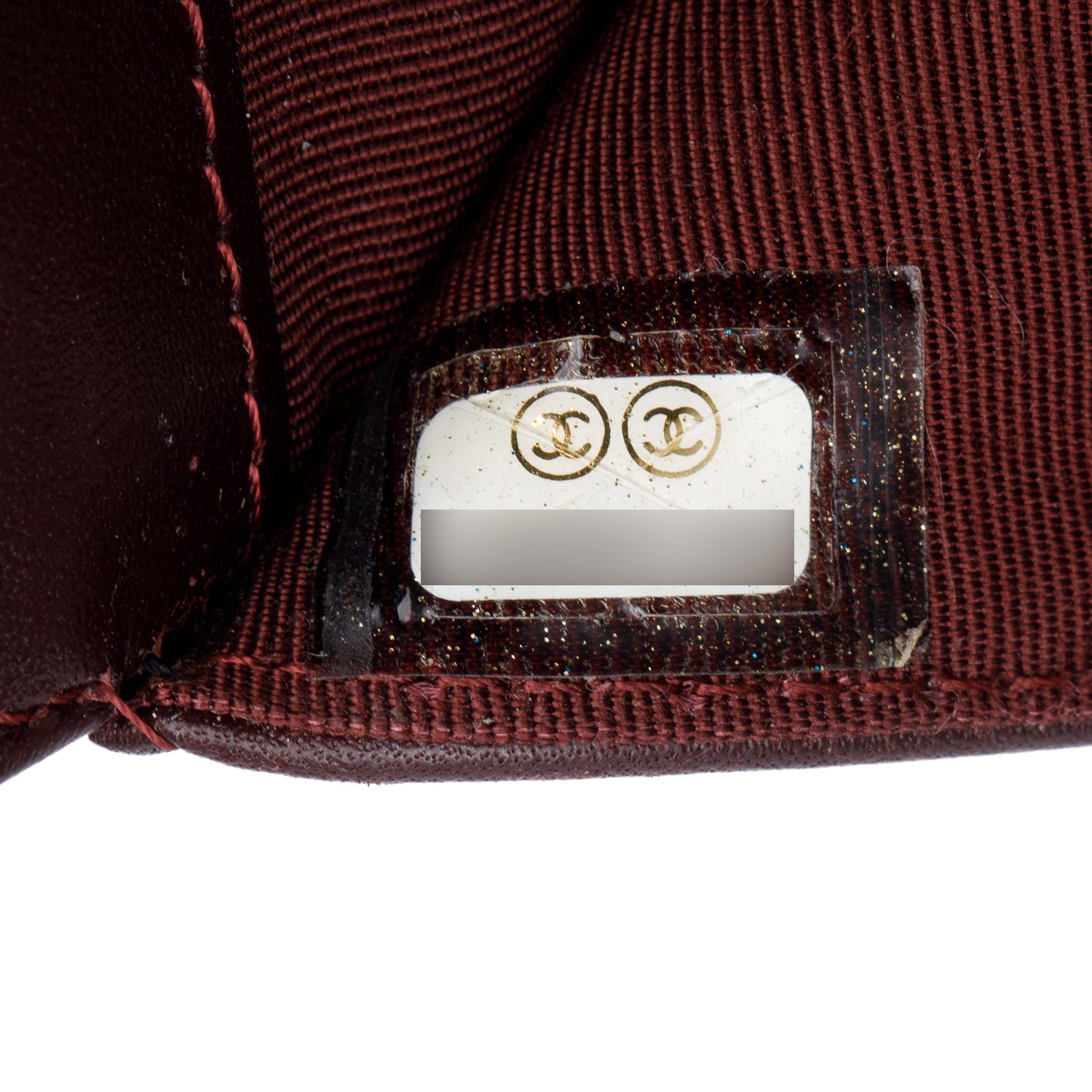 Chanel Black Caviar Leather Medium Trifold Wallet w/ Card