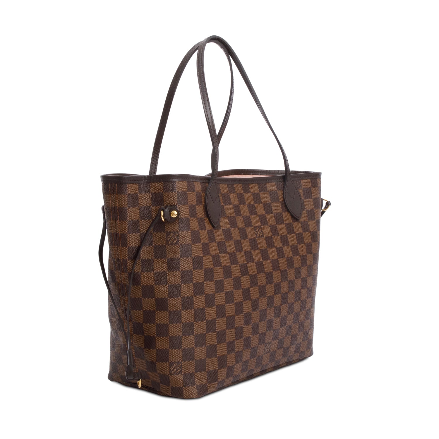 Louis Vuitton Damier Ebene Neverfull MM w/ Pouch & Box
