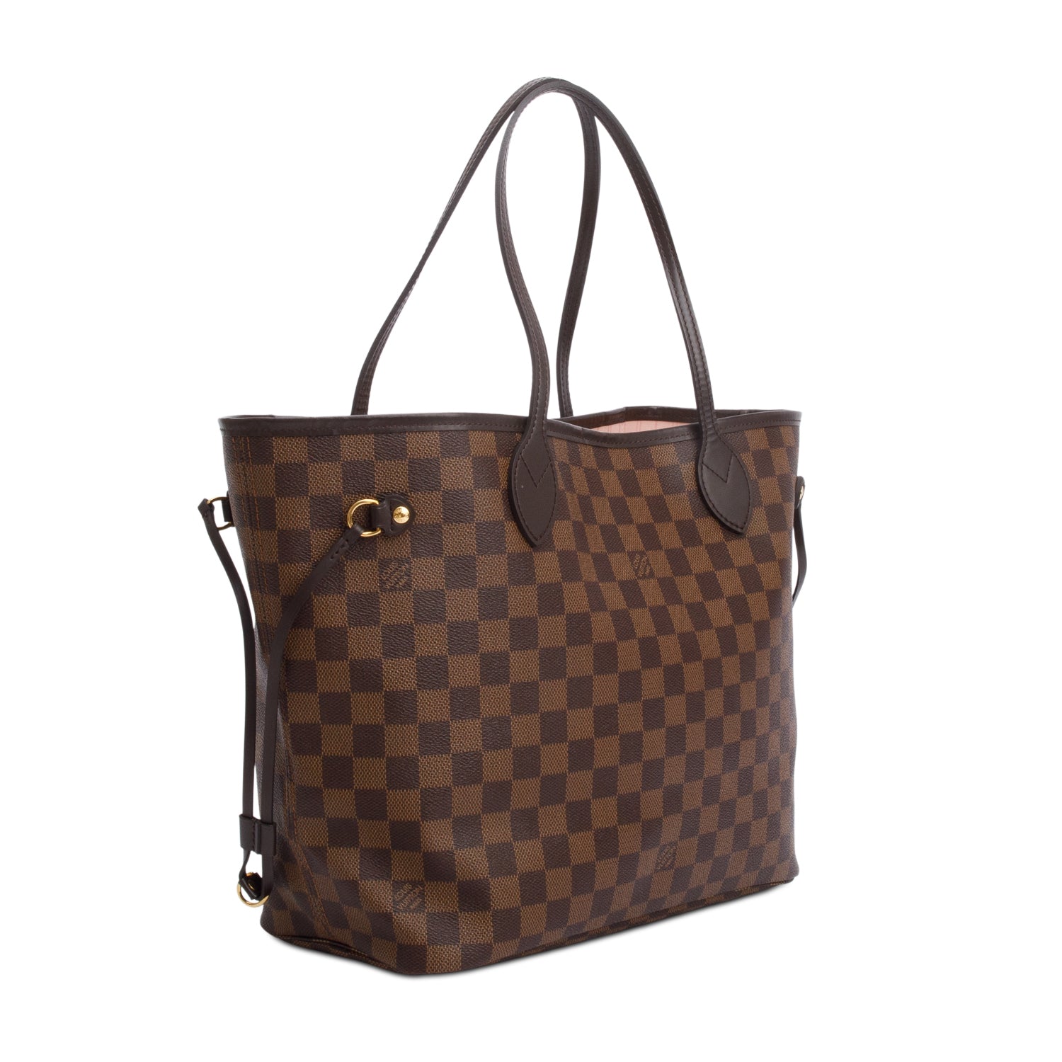 Louis Vuitton Damier Ebene Neverfull MM w/ Pouch & Box