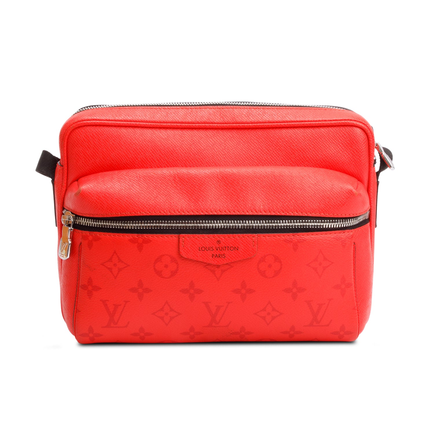 Louis Vuitton Red Taigarama Outdoor Messenger Bag w/ Box