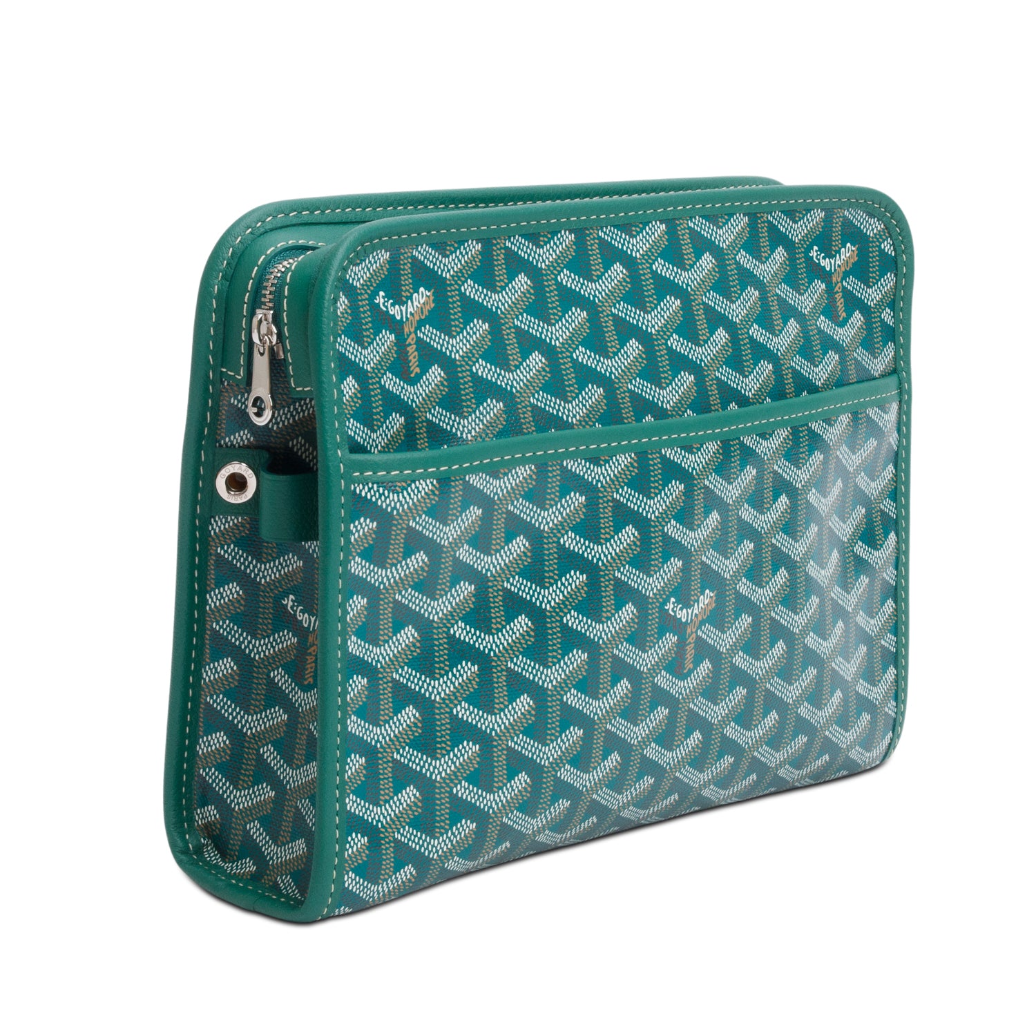 Goyard 2025 Green Goyardine Jouvence Toiletry MM