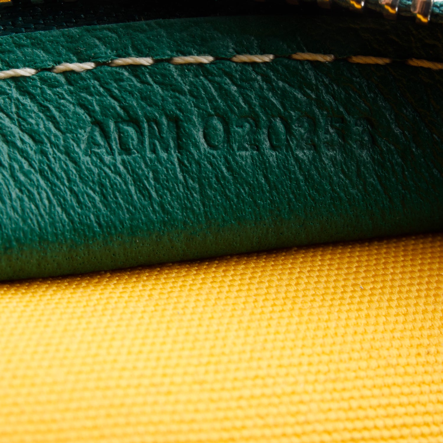 Goyard 2025 Green Goyardine Jouvence Toiletry MM