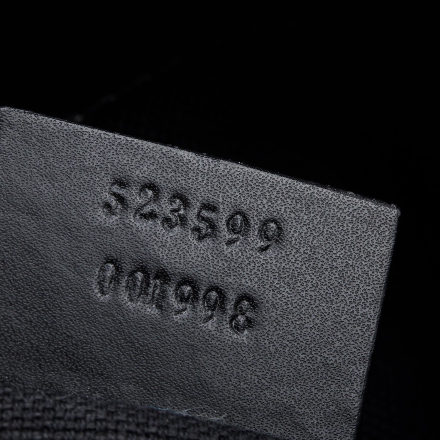 Gucci Black GG Supreme Small Messenger Bag