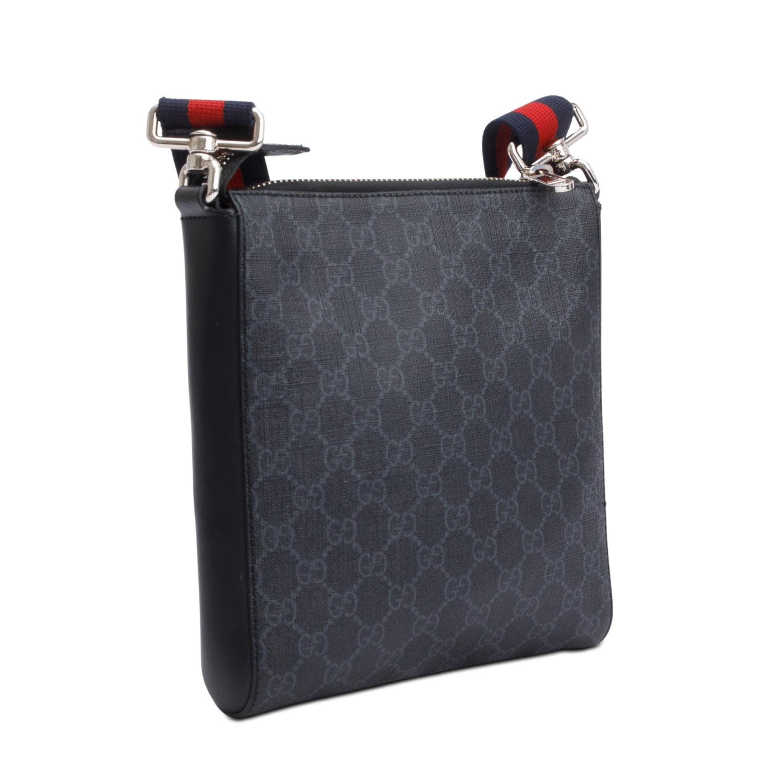 Gucci Black GG Supreme Small Messenger Bag