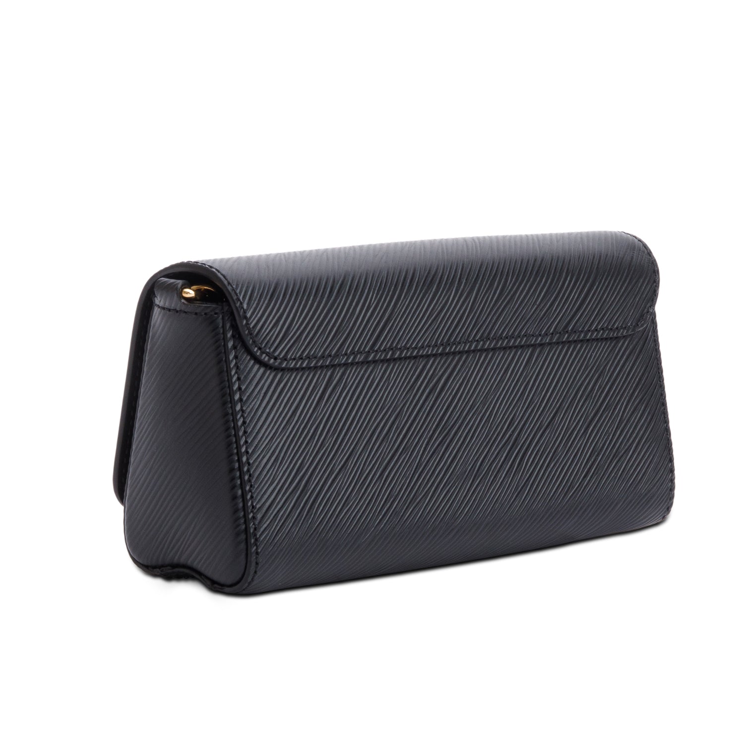 Louis Vuitton Black Epi Leather Twist West Pochette Bag w/ Straps