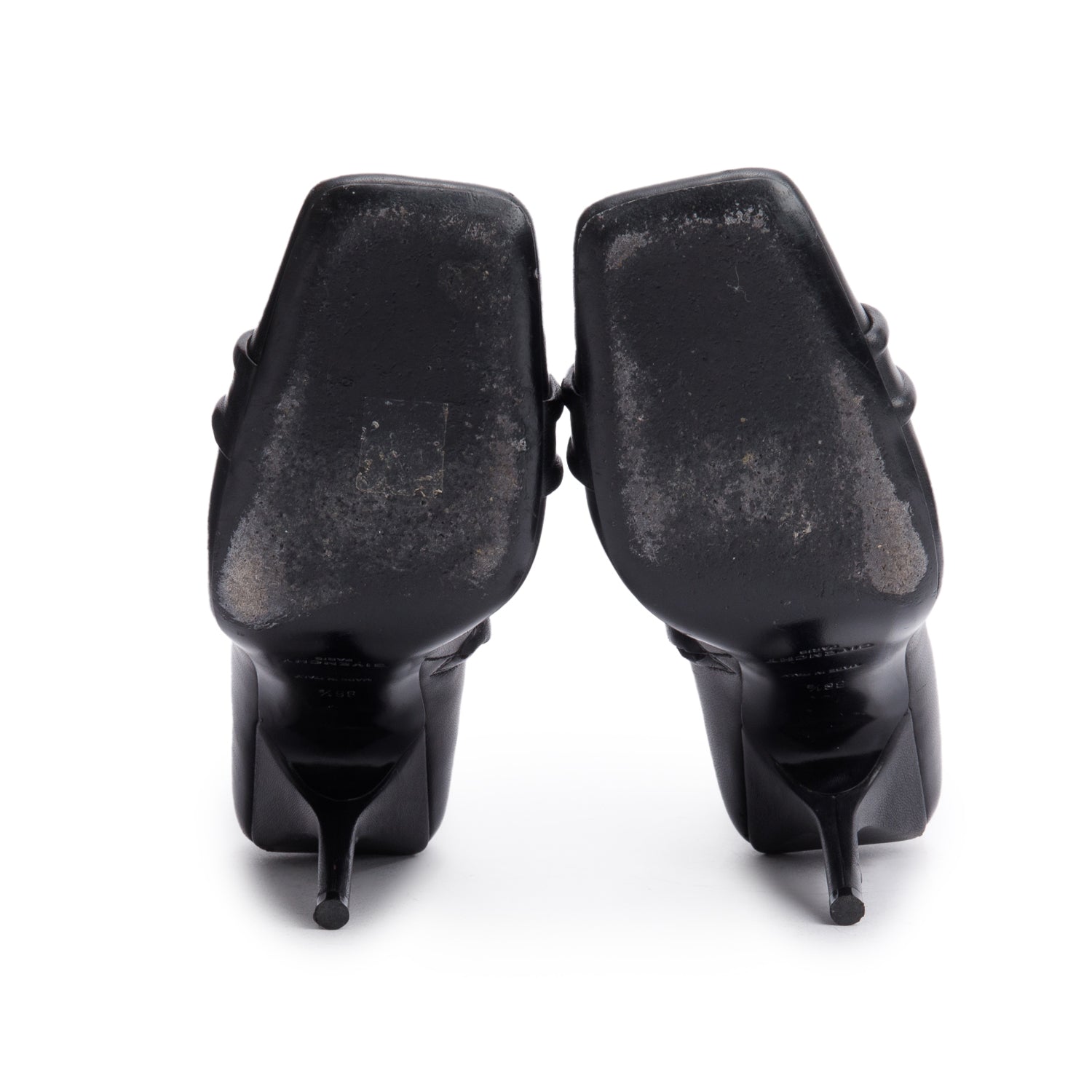 Givenchy Black Leather G-Woven Ankle Boots, Size 36.5 w/ Box