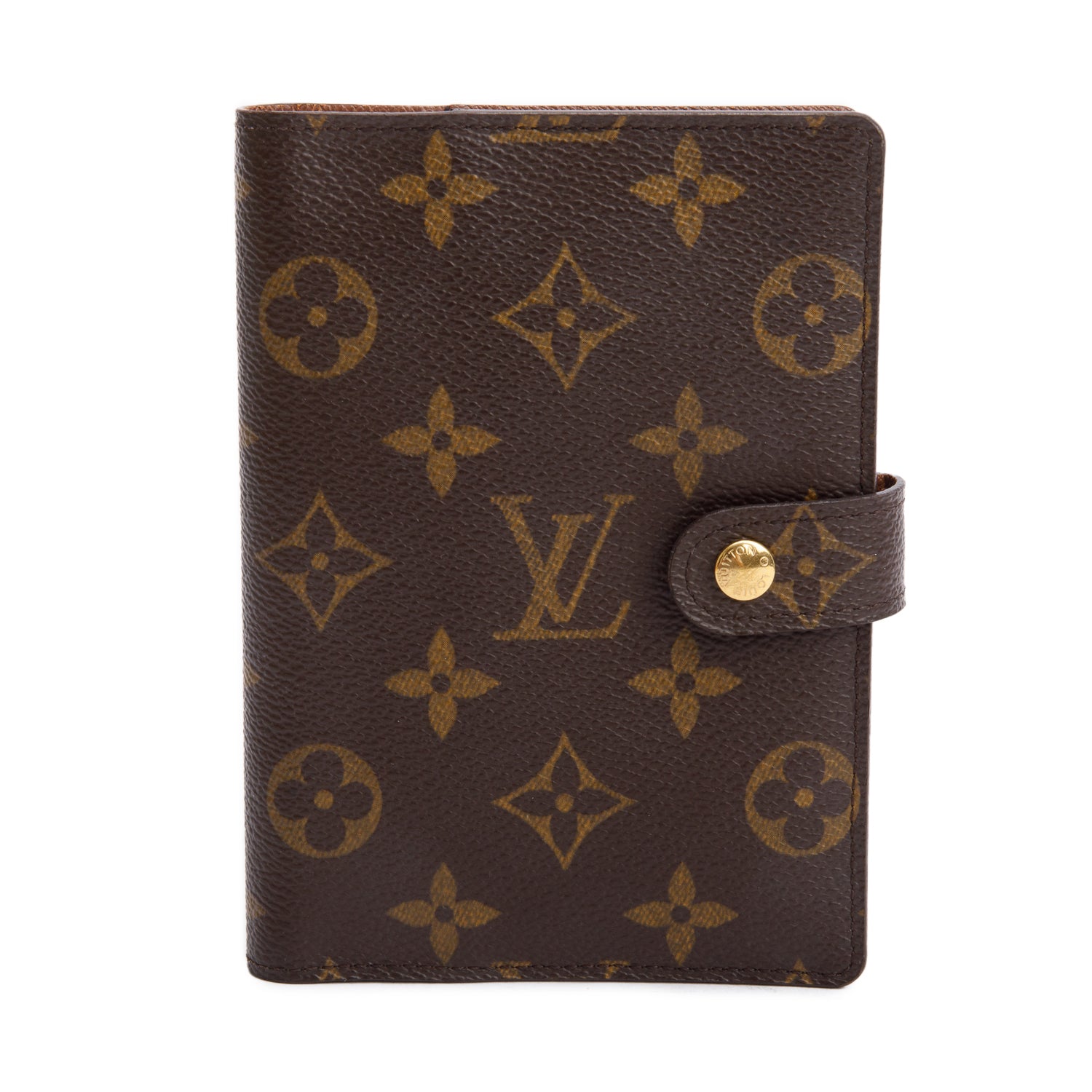 Louis Vuitton Monogram Pocket Small Ring Agenda Cover w/ Box