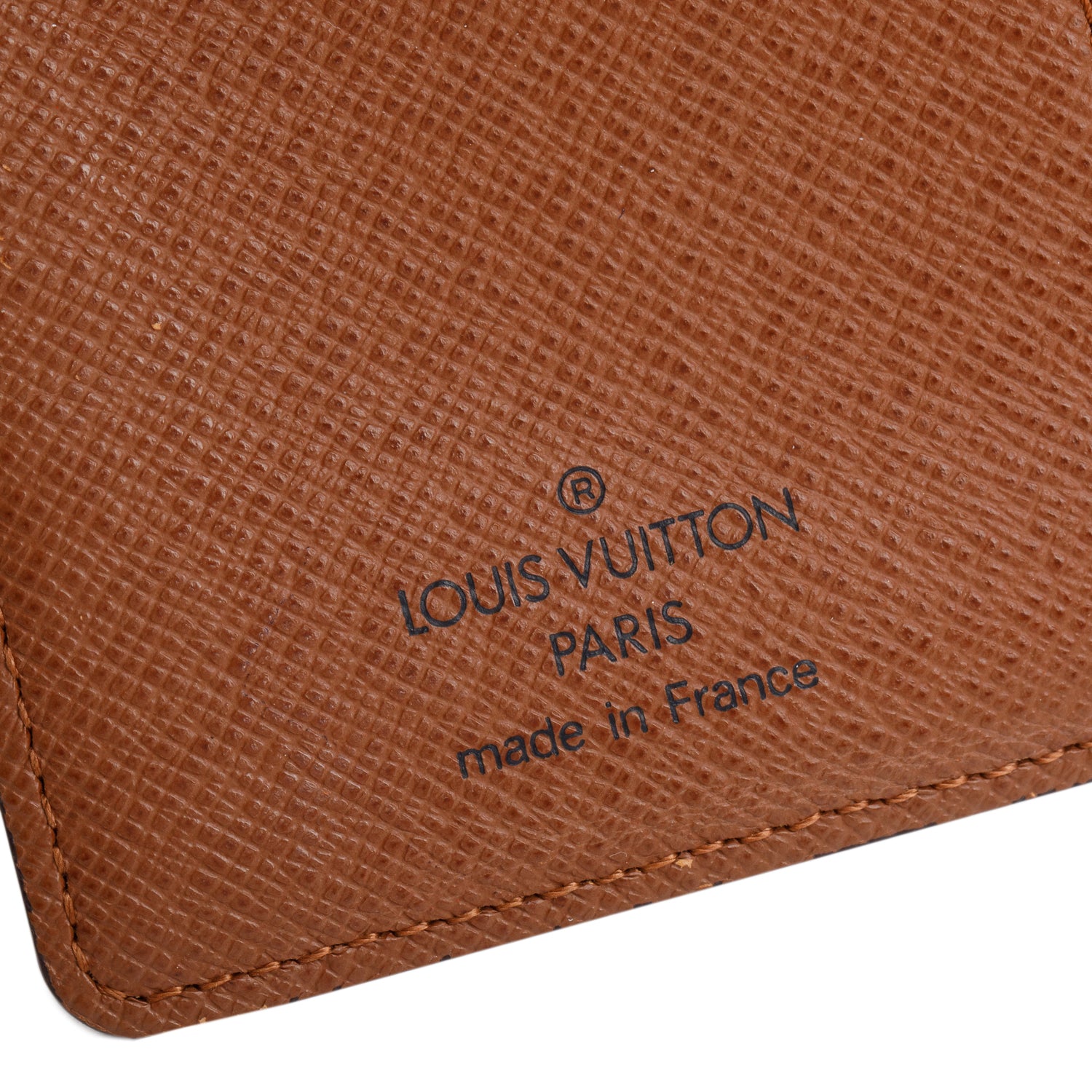 Louis Vuitton Monogram Pocket Small Ring Agenda Cover w/ Box