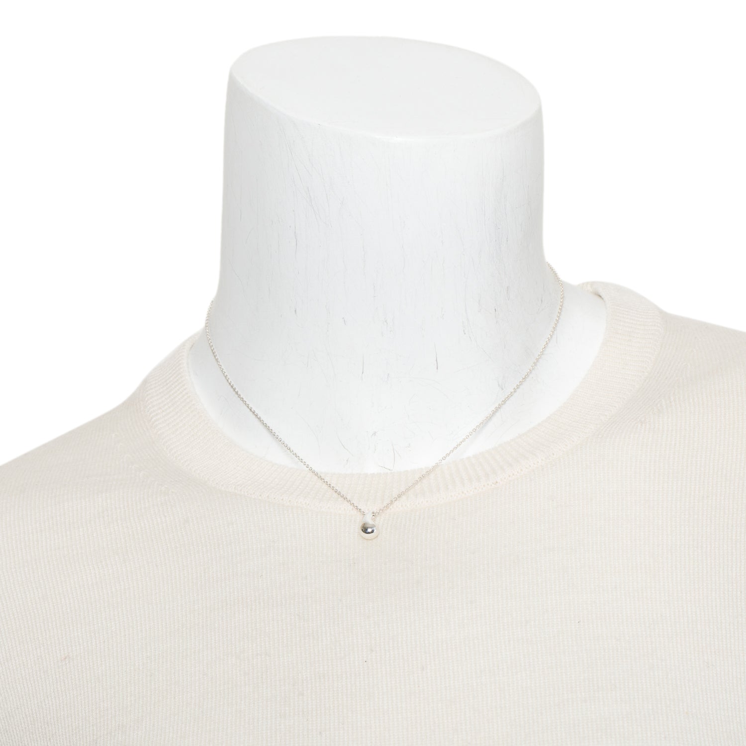 Tiffany & Co. Elsa Peretti Sterling Silver Teardrop Pendant Necklace