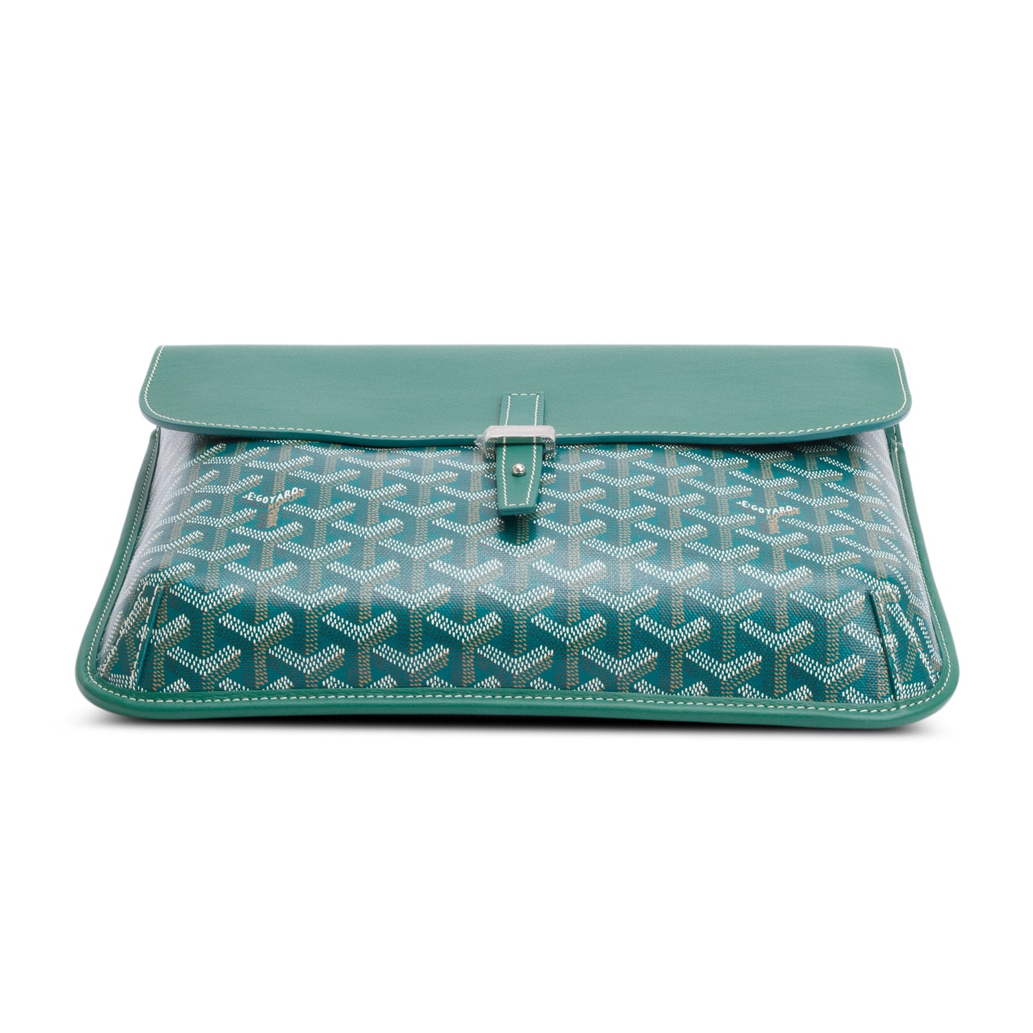 Goyard 2025 Green Monogram Canvas Coursier Messenger Bag