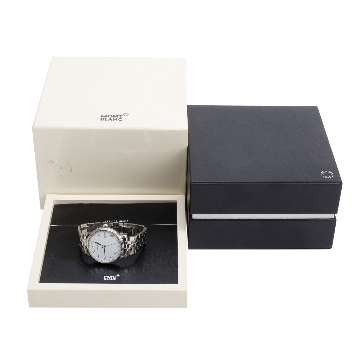 Montblanc 2022 Stainless Steel Tradition 40 MM Automatic Watch w/ Box & Papers