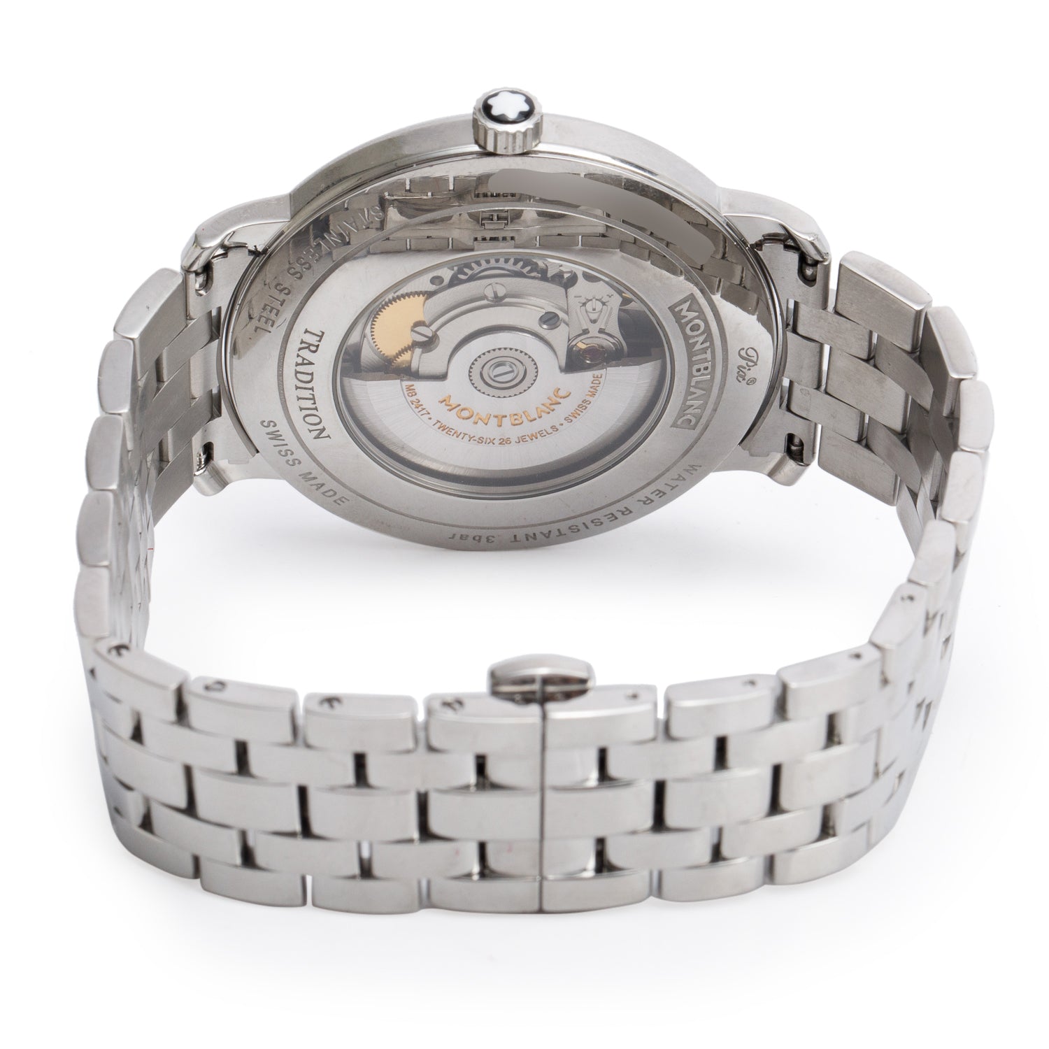 Montblanc 2022 Stainless Steel Tradition 40 MM Automatic Watch w/ Box & Papers