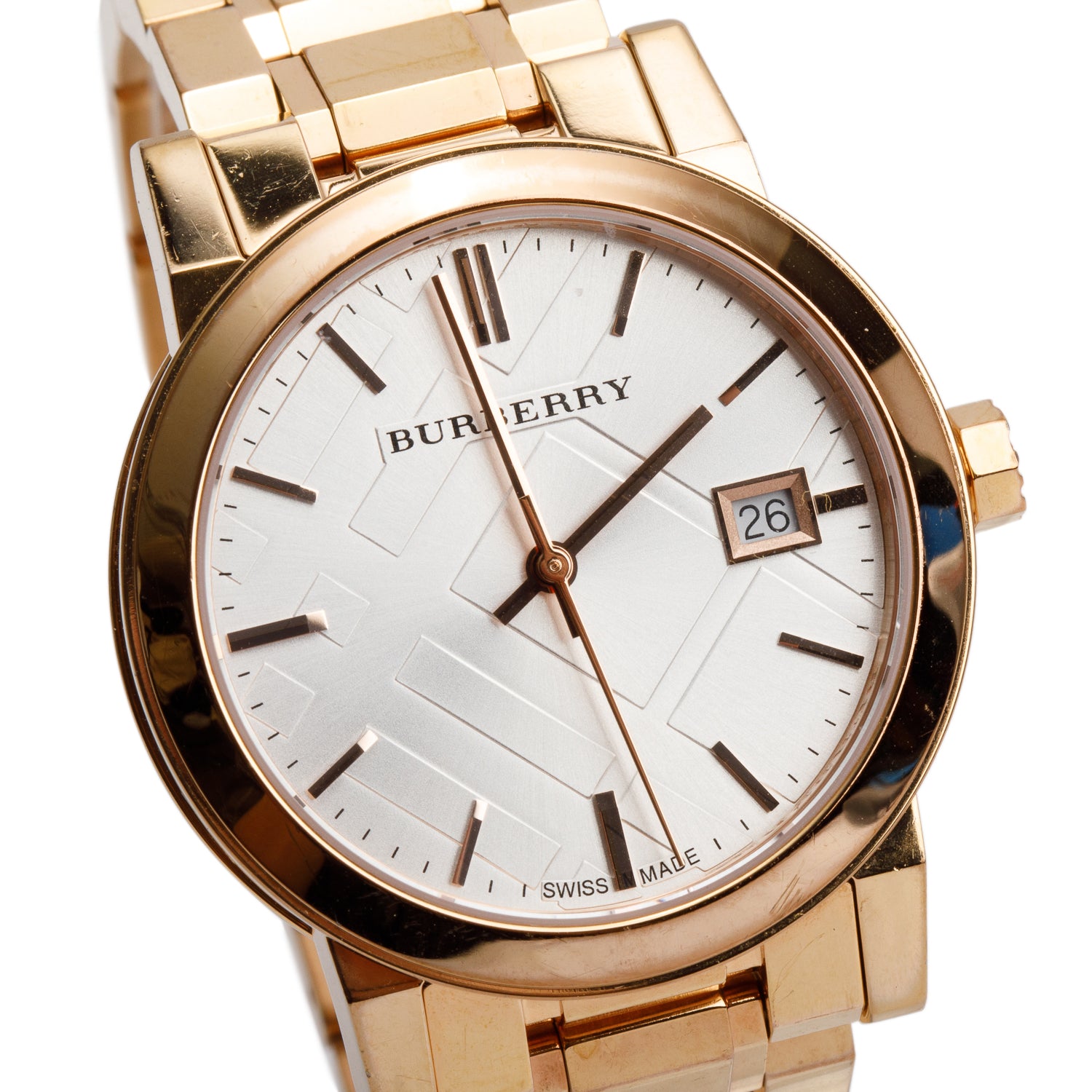Burberry Gold-Plated Stainless Steel BU9104 34 MM The City Quartz Watch