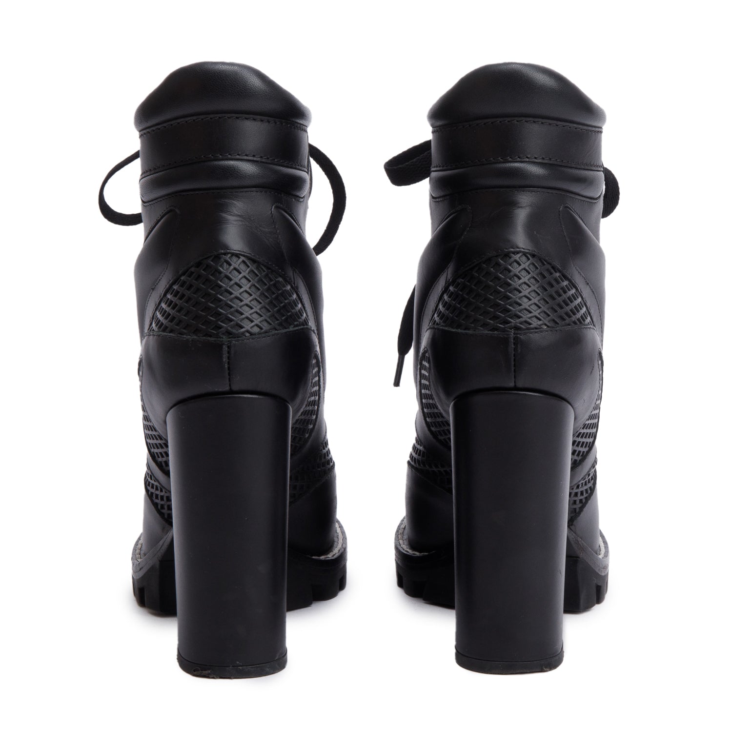 Louis Vuitton Black Digital Gate Ankle Boots, Size 38 w/ Box