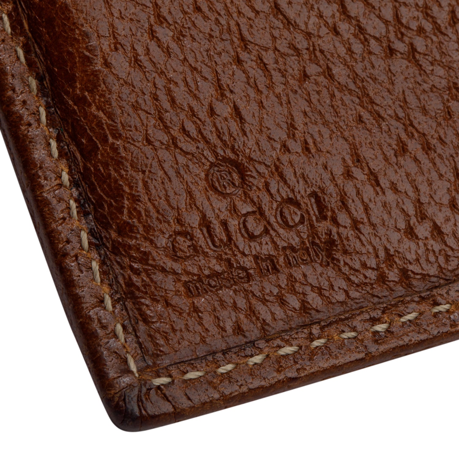 Gucci Blue Denim Abbey Printed Compact Wallet