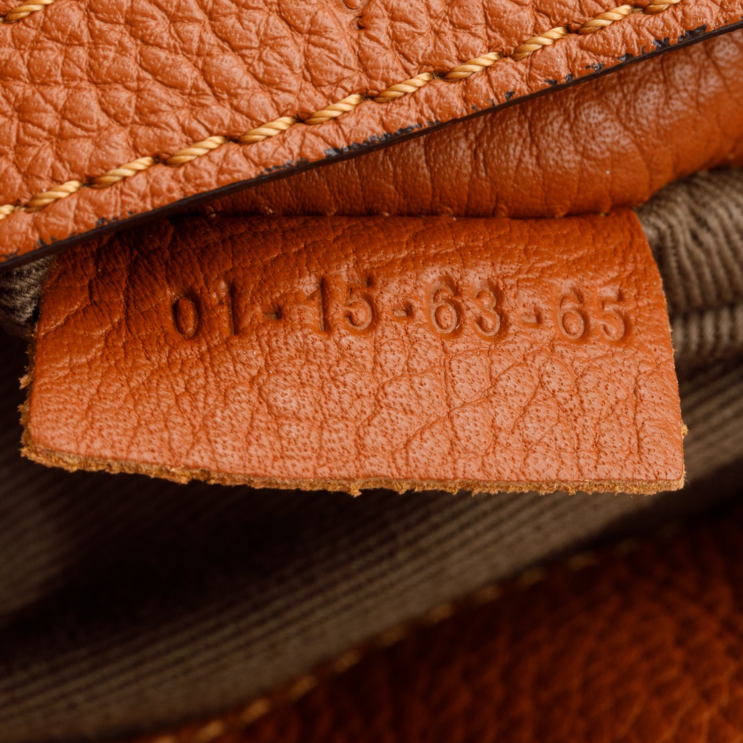 Chloe Brown Calfskin Leather Medium Marcie Crossbody Bag w/ Authenticity Card
