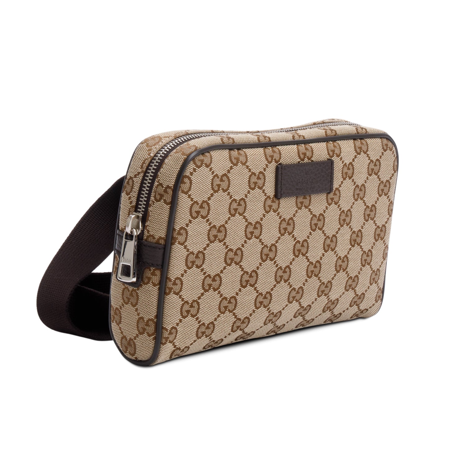 Gucci Beige GG Canvas Belt Bag