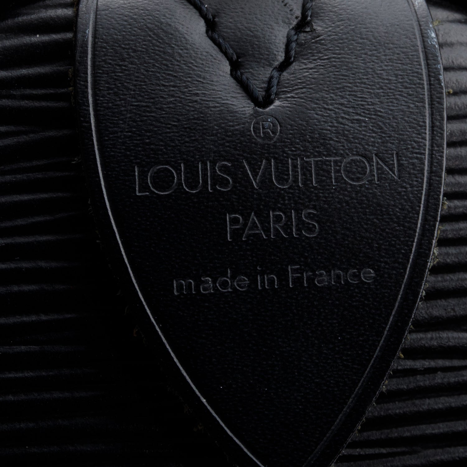 Louis Vuitton Black Epi Leather Keepall 45