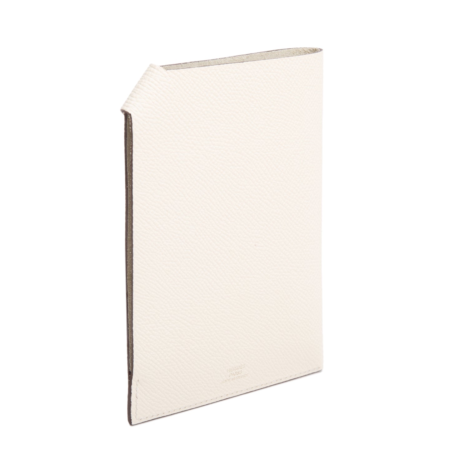 Hermes Nata Veu Epsom Tarmac PM Passport Holder w/ Box