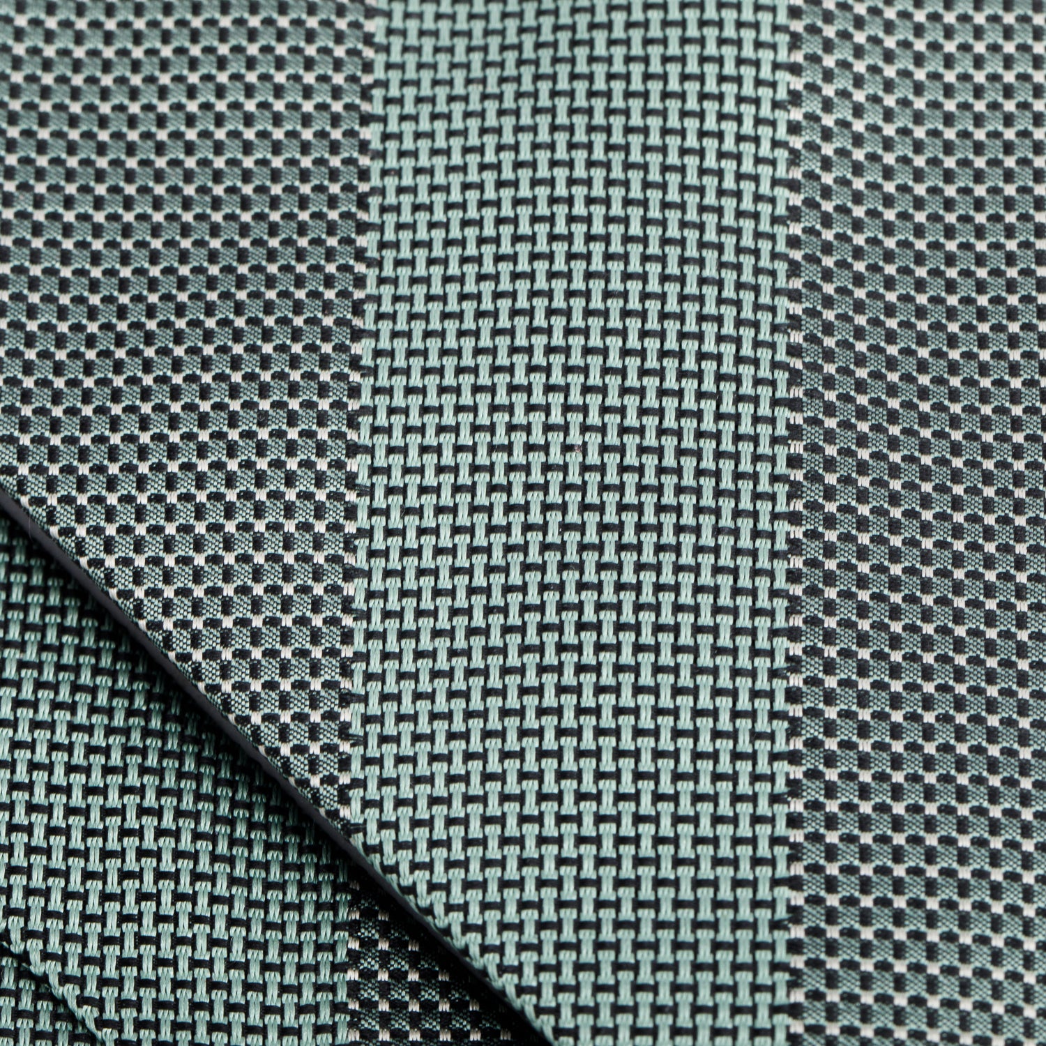 Tom Ford Green Weave Printed Silk Twill Tie
