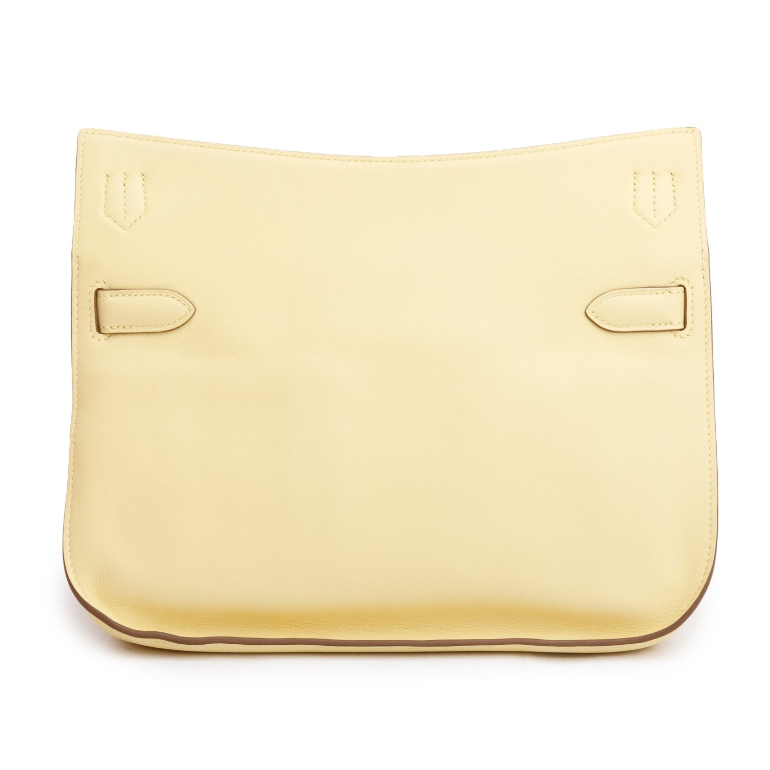 Hermes Jaune Poussin Swift Leather Jypsiere 28  w/ Strap & Box