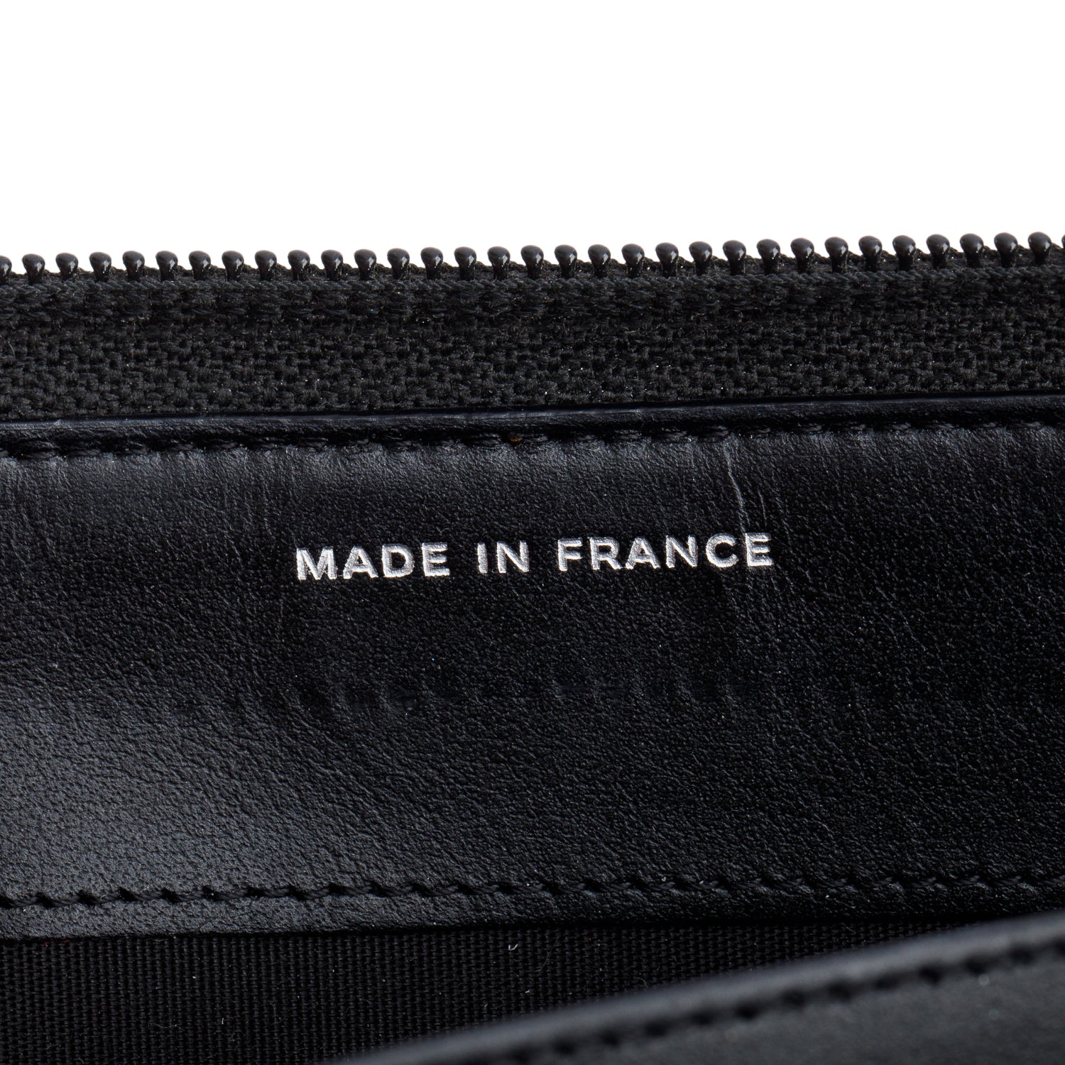 Chanel Black Caviar Leather Boy Long Zip Around Wallet w/ Box & Authenticity Card