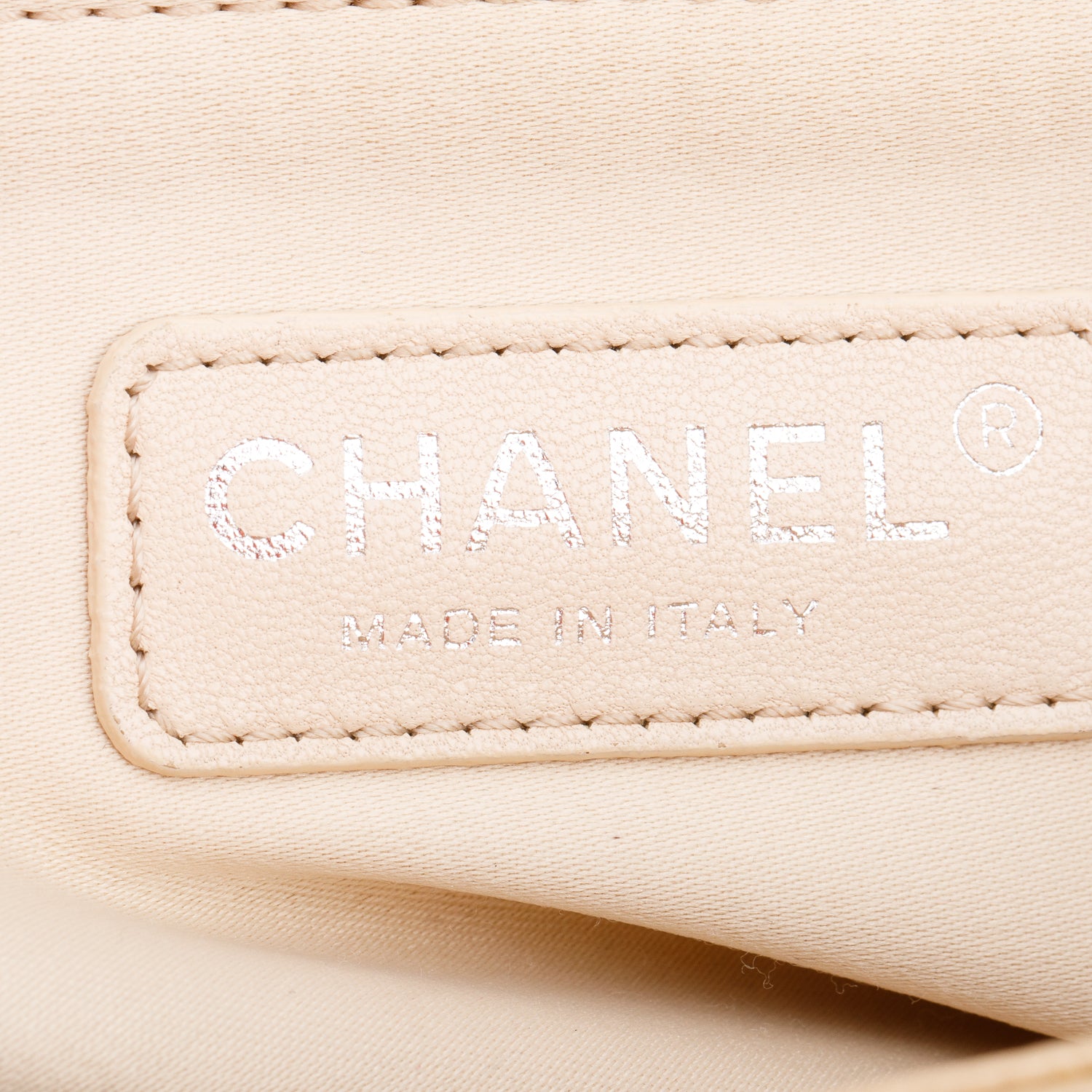 Chanel Beige Caviar Leather Grand Shopping Tote (GST) w/ Box & Receipt