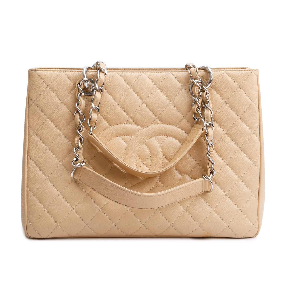 aimer marché シャネル CHANEL GST ベージュ 252 Chanel Beige Caviar Leather Grand Shopping Tote (GST) w/ Box
