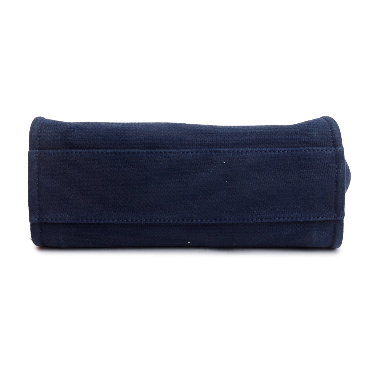 Chanel Navy Mixed Fibers Small Deauville Tote w/ Pouch