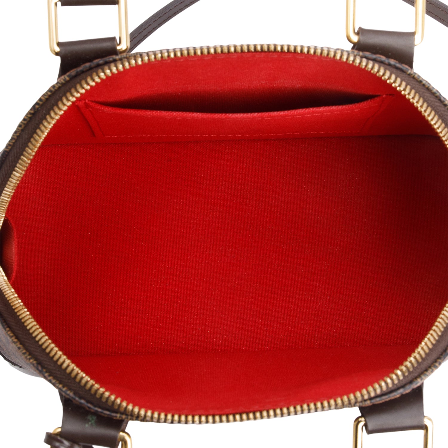 Louis Vuitton 2020 Damier Ebene Alma BB w/ Strap, Box & Receipt