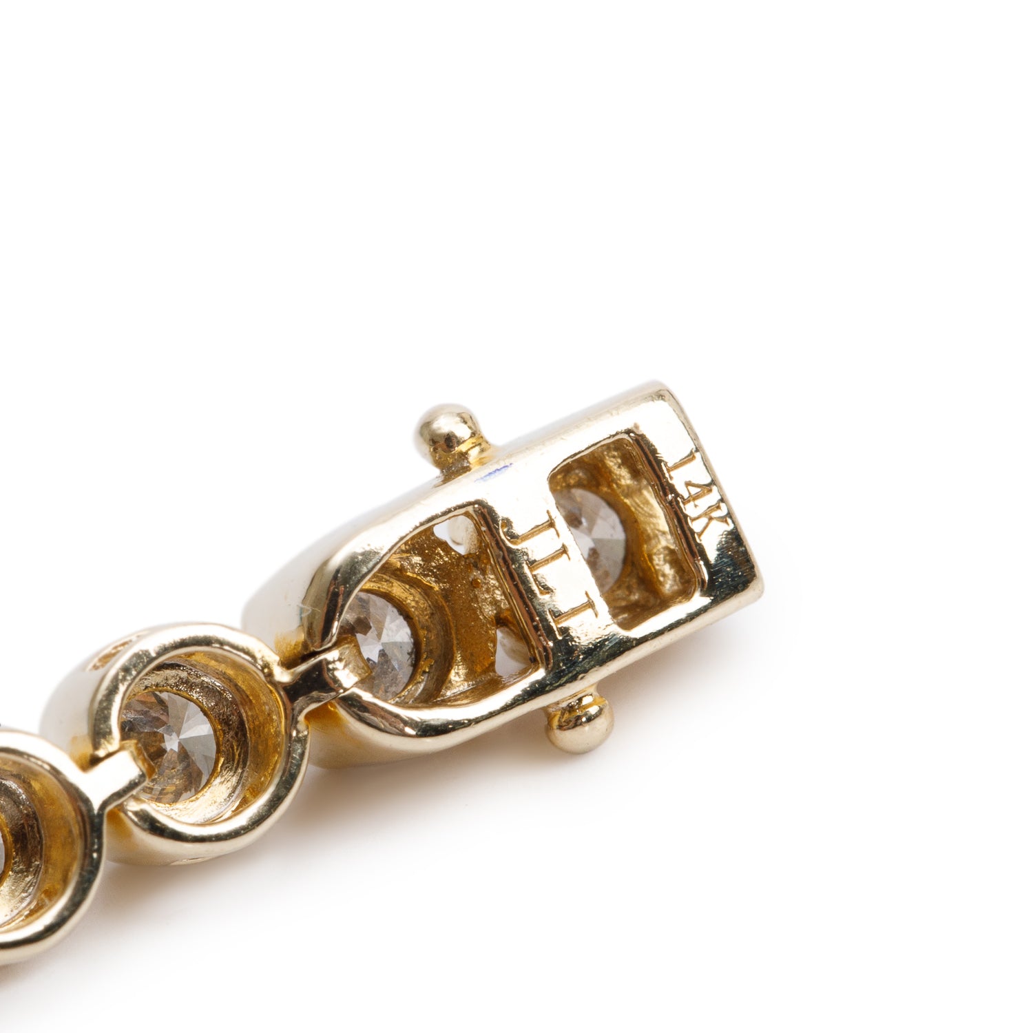 14k Yellow Gold 5.09 tcw. Diamond Tennis Bracelet