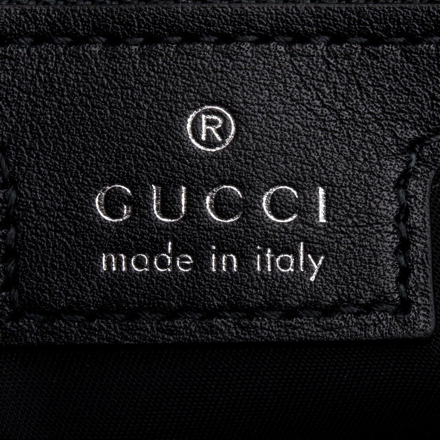 Gucci Black Nylon Web Large Duffle Bag w/ Strap