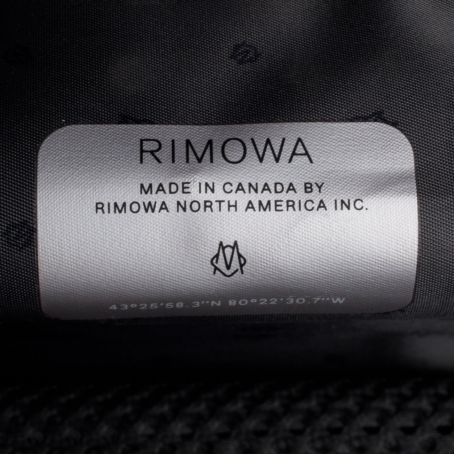 RIMOWA Black Polycarbonate Nylon Essential Sleeve Cabin Luggage