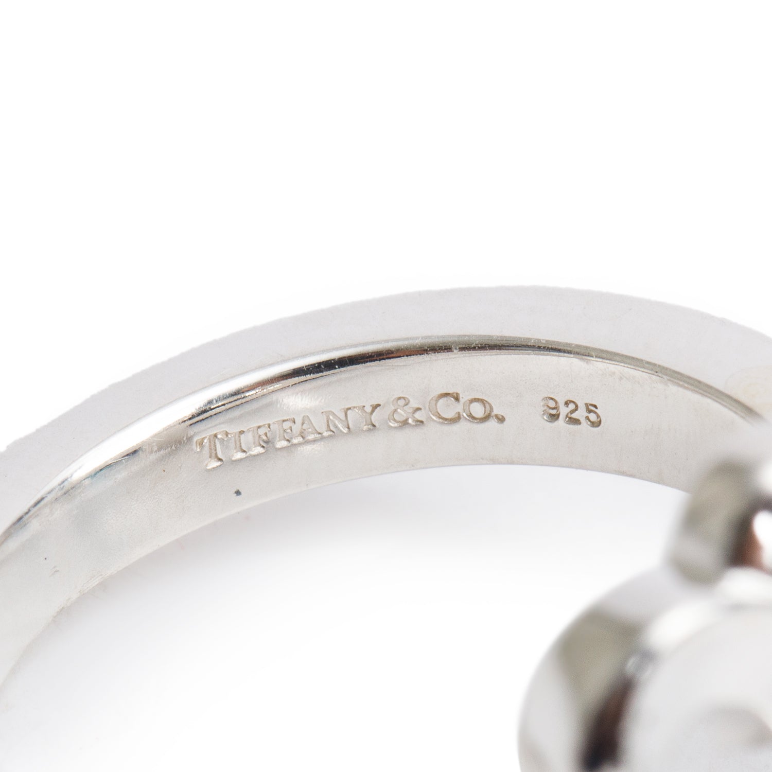 Tiffany & Co. Paloma Picasso Sterling Silver Loving Heart Ring, Size 6.5