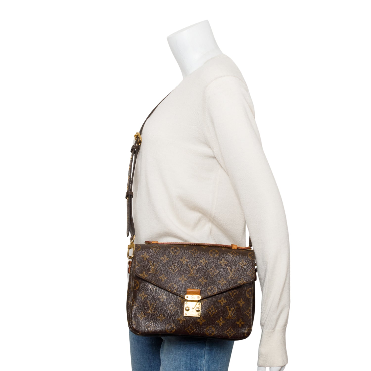 Louis Vuitton Monogram Pochette Metis w/ Strap