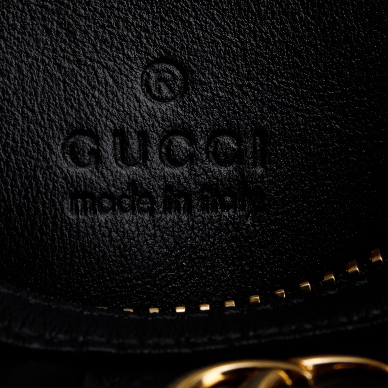 Gucci Black Calfskin GG Matelasse Leather Mini Top Handle Bag w/ Box