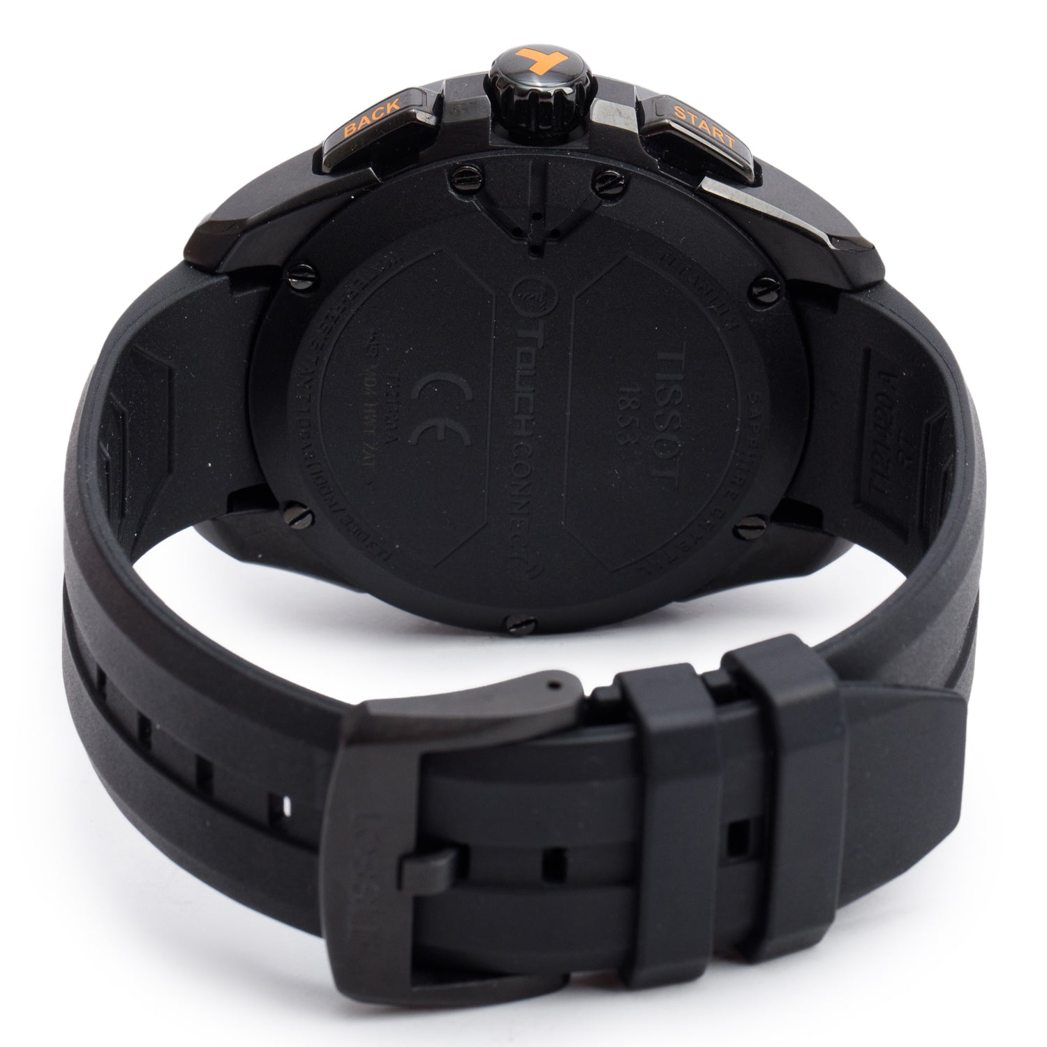 Tissot Black PVD Titanium T-Touch Connect Solar 47.5 MM Quartz Watch w/ Box