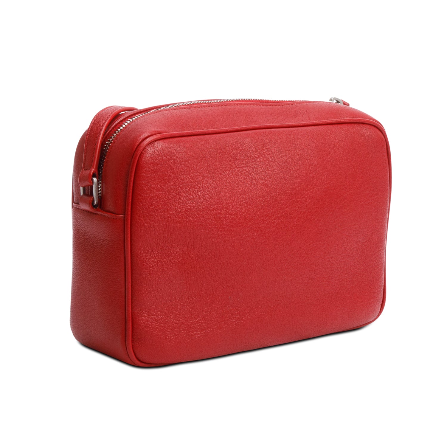 Saint Laurent Red Leather Lou Camera Bag