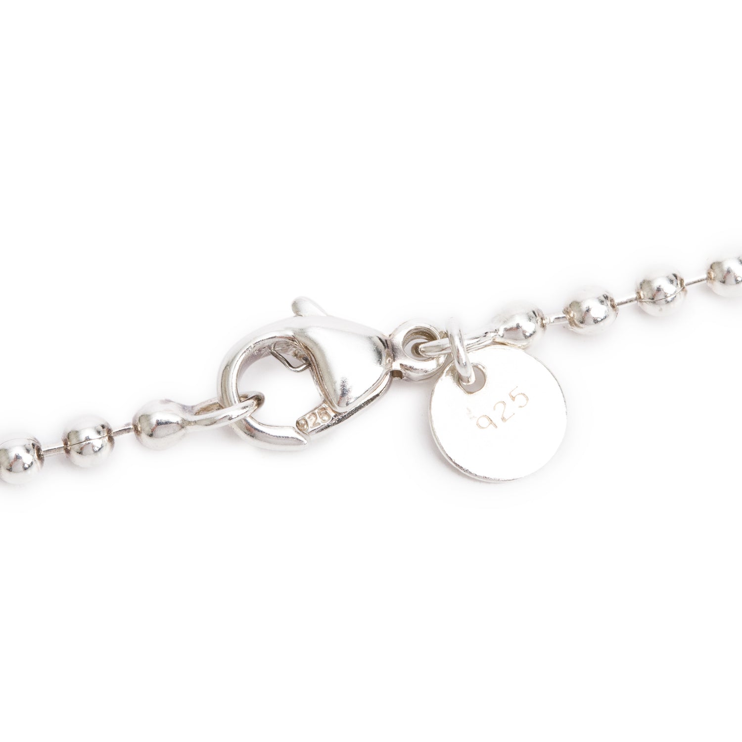 Tiffany & Co. Sterling Silver Coin Edge Dog Tag Pendant Necklace