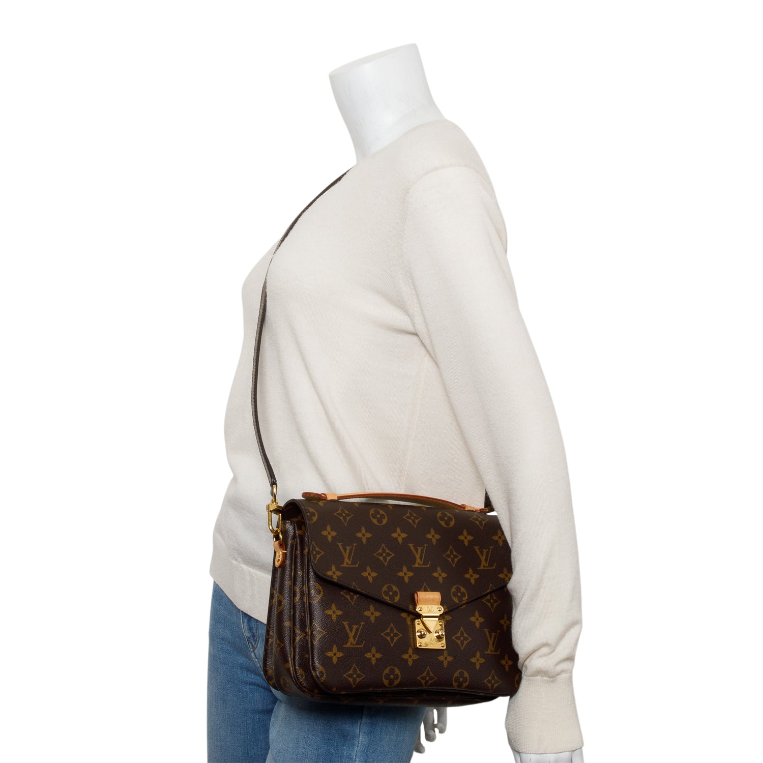 Louis Vuitton Monogram Pochette Metis w/ Strap